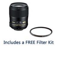 Adorama Nikon 60mm f/2.8G AF-S Micro NIKKOR AF ED Lens - USA Warranty w/Filters,Ext Warr 2177 F