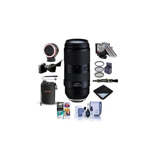  Adorama Tamron 100-400mm f/4.5-6.3 DiUSD Telphoto Lens for Canon EF Mount W/Prem Acc Kit AFA035C-700 B