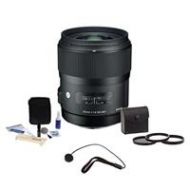 Adorama Sigma 35mm f/1.4 DG HSM ART Lens for Sigma, Bundle with Accessories 340110 Z