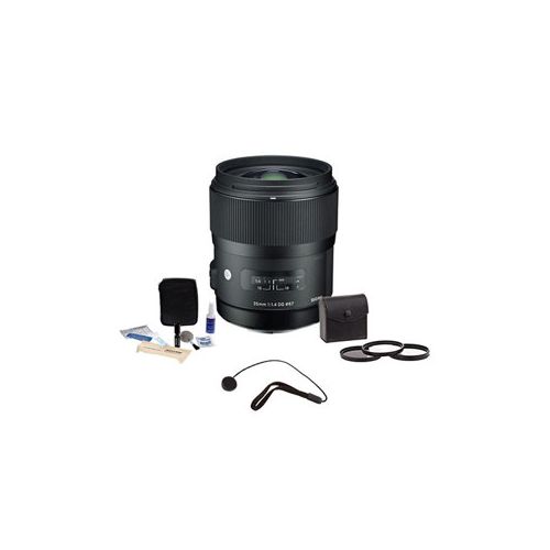  Adorama Sigma 35mm f/1.4 DG HSM ART Lens for Sigma, Bundle with Accessories 340110 Z