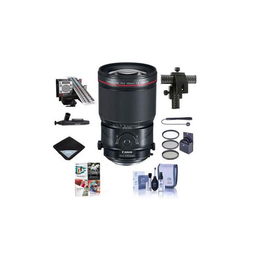  Adorama Canon TS-E 135mm f/4L Macro Lens with Premium Accessory Bundle 2275C002 B