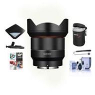 Adorama SAMYANG 14mm F2.8 AF WA Full Frame AF Lens for Canon EF W/Free Pc Acc Bundle SYIO14AF-C A