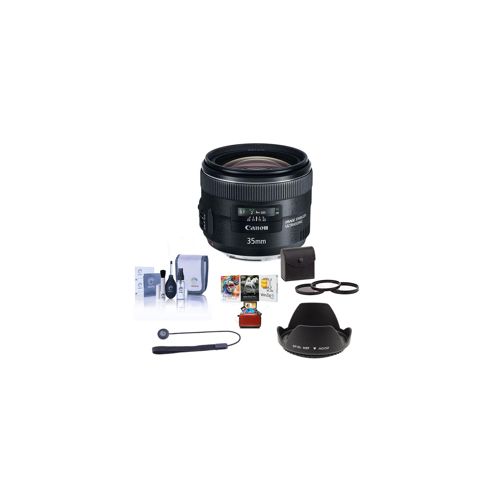  Adorama Canon EF 35mm f/2 IS USM Lens with Free Basic Accessory Bundle (Mac) 5178B002 AM