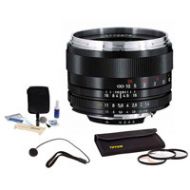 Adorama Zeiss 50mm f/1.4 Planar ZF.2 Lens #1767825 f/Nikon -BUNDLE- w/Filter Set & More 1767825 K