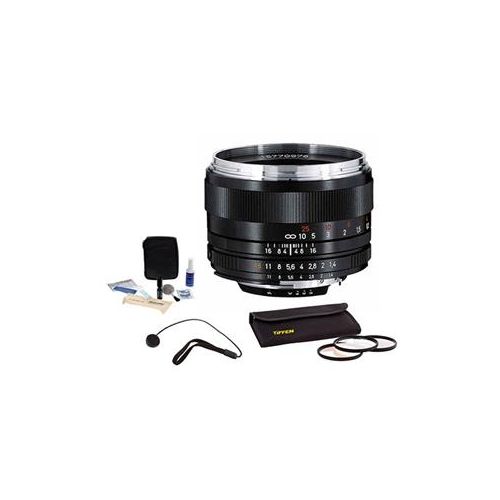  Adorama Zeiss 50mm f/1.4 Planar ZF.2 Lens #1767825 f/Nikon -BUNDLE- w/Filter Set & More 1767825 K