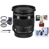 Adorama Sigma 17-70mm f/2.8-4 DC Macro OS HSM Lens f/Canon EOS With Mac Accessory BUNDLE 884101 AM