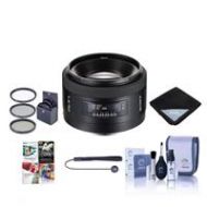 Adorama Sony 50mm f/1.4 A Mount Lens with Free PC Accessory Bundle SAL50F14 K