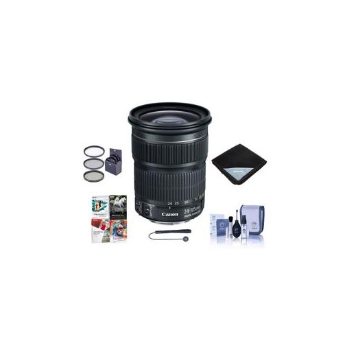  Adorama Canon EF 24-105mm f/3.5-5.6 IS STM Lens with Free Basic Accessory Bundle (PC) 9521B002 NK