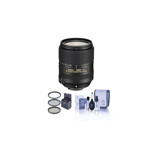  Adorama Nikon 18-300mm f/3.5-6.3G ED IF AF-S DX VR Lens USA Warranty With Acc Bundle 2216 AM