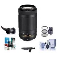 Adorama Nikon AF-P DX 70-300mm f/4.5-6.3G ED Lens US Warranty w/Premium Accessory Bundle 20061 BB