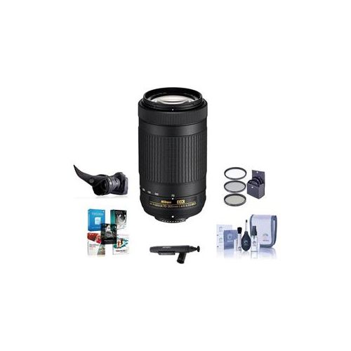  Adorama Nikon AF-P DX 70-300mm f/4.5-6.3G ED Lens US Warranty w/Premium Accessory Bundle 20061 BB