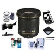 Adorama Nikon 20mm f/1.8G AF-S ED NIKKOR Lens, USA Warranty, w/Premium Accessory Bundle 20051 KB