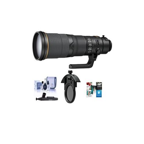  Adorama Nikon 500mm f/4E AF-S NIKKOR FL ED VR Lens U.S.A. With Free Accessory Bundle 20053 A