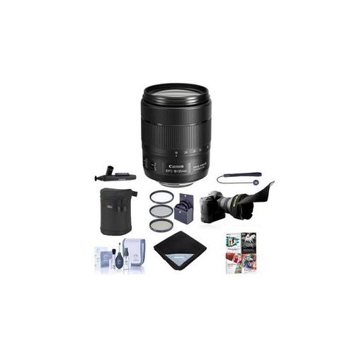  Adorama Canon EF-S 18-135mm f/3.5-5.6 IS USM Lens with Premium Accessory Bundle 1276C002 B