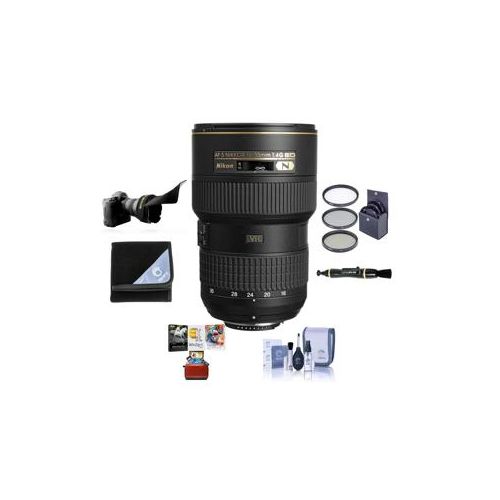  Adorama Nikon 16-35mm F/4G AF-S NIKKOR ED (VR-II) Lens USA w/Free Mac Accessory Bundle 2182 AM