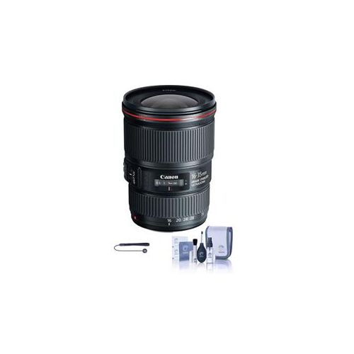  Adorama Canon EF 16-35mm f/4L IS USM Lens with Cleaning Bundle 9518B002 CP