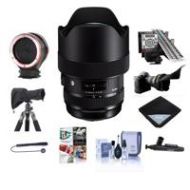 Adorama Sigma 14-24mm f/2.8 DG HSM ART Lens for Nikon DSLR Cameras W/Premium Acc Bundle 212955 B