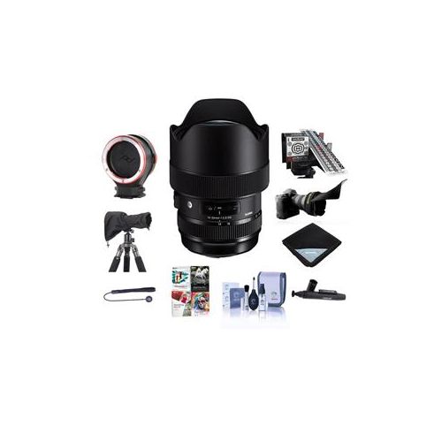  Adorama Sigma 14-24mm f/2.8 DG HSM ART Lens for Nikon DSLR Cameras W/Premium Acc Bundle 212955 B