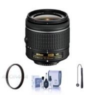 Adorama Nikon AF-P DX NIKKOR 18-55mm f/3.5-5.6G VR Zoom Lens USA w/Free Accessory Bundle 20059 A