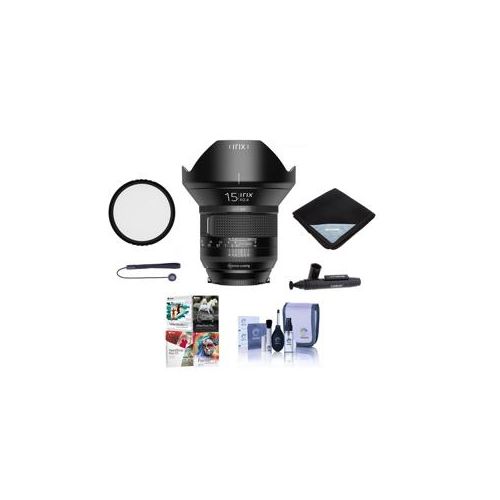  Adorama IRIX 15mm f/2.4 Firefly Lens f/Canon EOS DSLRs W/Free Accessory Bundle IL-15FF-EF A