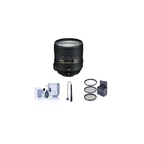  Adorama Nikon 24-85mm f/3.5-4.5G ED AF-S VR NIKKOR Lens U.S.A. Warranty w/Basic Bundle 2204 A