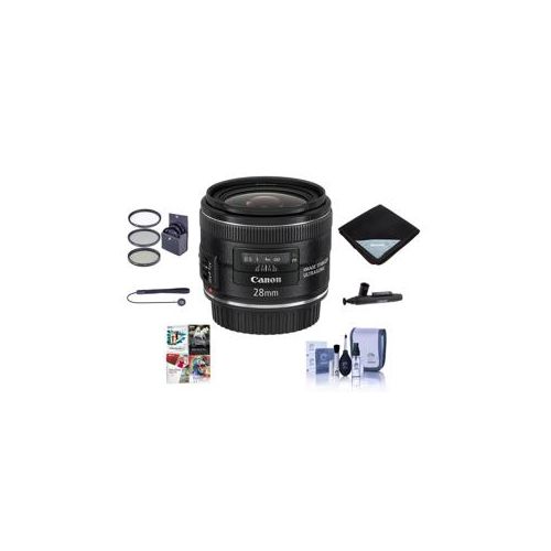  Adorama Canon EF 28mm f/2.8 IS USM Lens with Free Basic Accessory Bundle (PC) 5179B002 A