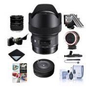 Adorama Sigma 14mm f/1.8 DG HSM ART Lens for Nikon DSLRs W/premium Accessory Bundle 450955 B