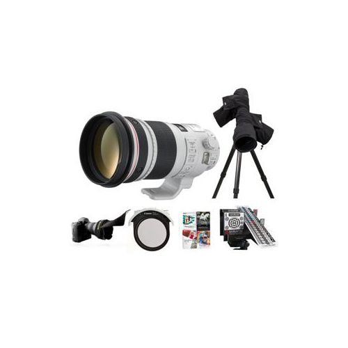  Adorama Canon EF 300mm f/2.8L IS II USM Lens with Premium Accessory Bundle 4411B002 NK