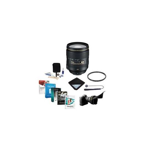  Adorama Nikon 24-120mm f/4G ED-IF AF-S NIKKOR VR Lens, USA w/Free Accessory Bundle 2193 NK