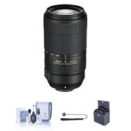 Adorama Nikon AFP NIKKOR 70-300mm f/4.5-5.6E EDIF VR Lens USA Warranty With Free ACC KIT 20068 A