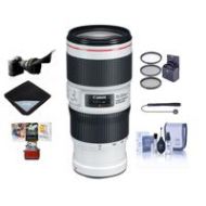 Adorama Canon EF 70-200mm f/4L IS II USM Lens with Free Basic Accessory Bundle (Mac) 2309C002 AM