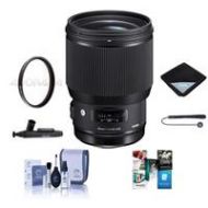 Adorama Sigma 85mm f/1.4 DG HSM ART Lens for Canon EOS DSLRs With Free Accessory Bundle 321954 CC