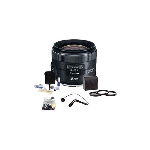  Adorama Canon EF 35mm f/2 IS USM Lens with Free Basic Accessory Bundle 5178B002 B