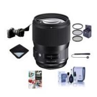 Adorama Sigma 135mm f/1.8 DG HSM IF ART Lens for Canon DSLR Cameras W/Free Acc Bundle 240954 A