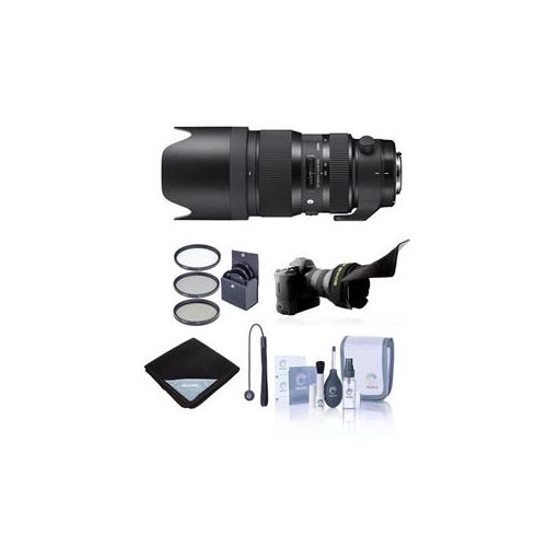  Adorama Sigma 50-100mm f/1.8 DC HSM Art Lens for Nikon Cameras w/Free Acc Bundle 693955 A