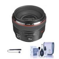 Adorama Canon EF 50mm f/1.2L USM Lens with Cleaning Bundle 1257B002 CC