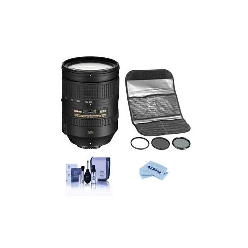  Adorama Nikon 28-300mm f/3.5-5.6G ED-IF AFS NIKKOR VR Lens USA With Hoya Filter Kit 2191 FL