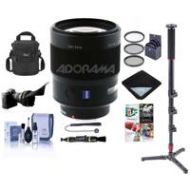 Adorama Sony 135mm f/1.8 Sonnar T* a Mount Lens, Bundle With Free PC Accessory Bundle SAL135F18Z A