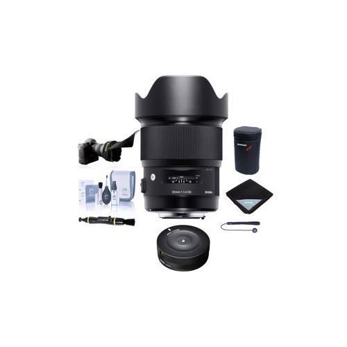  Adorama Sigma 20mm f/1.4 DG HSM ART Lens for Canon EOS DSLR Cameras W/Accessory Bundle 412954 A