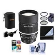 Adorama Nikon 135mm f/2 AF-D DC NIKKOR Lens with Hood - U.S.A. w/Free Accessory Bundle 1935 NK