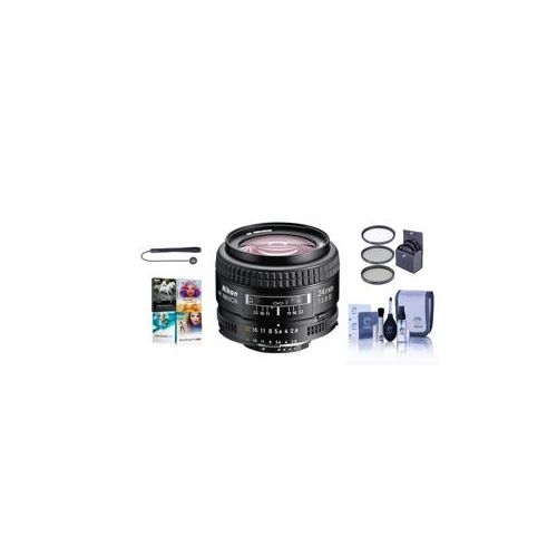  Adorama Nikon 24mm f/2.8D ED AF NIKKOR Lens - Nikon USA Warranty w/Free Accessory Bundle 1919 NK