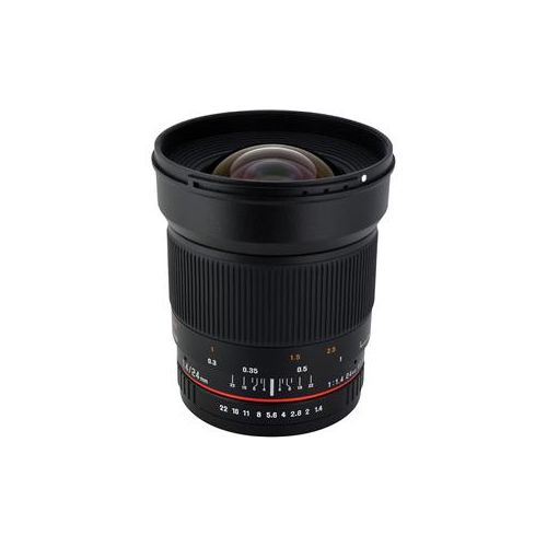  Adorama Rokinon 24mm f/1.4 ED AS UMC Wide-Angle Lens for Canon RK24M-C