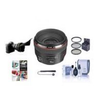 Adorama Canon EF 50mm f/1.2L USM Lens with Free Basic Accessory Bundle (PC) 1257B002 NK