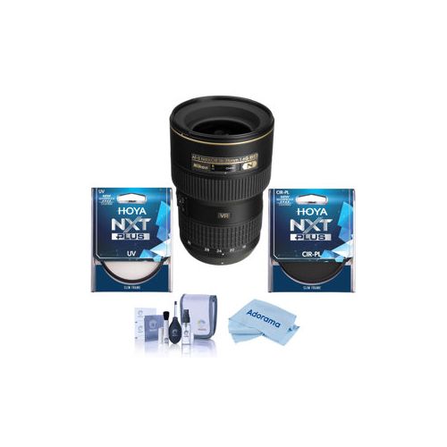  Adorama Nikon 16-35mm F/4G AF-S NIKKOR ED VR-II Lens, USA w/77mm UV Filter, Ext Warranty 2182 F