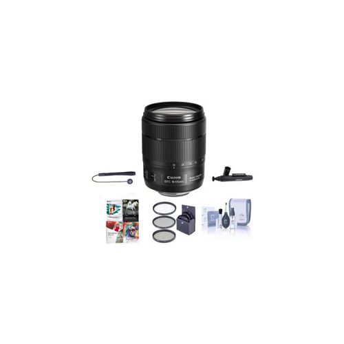  Adorama Canon EF-S 18-135mm f/3.5-5.6 IS USM Lens with Free Basic Accessory Bundle (PC) 1276C002 A