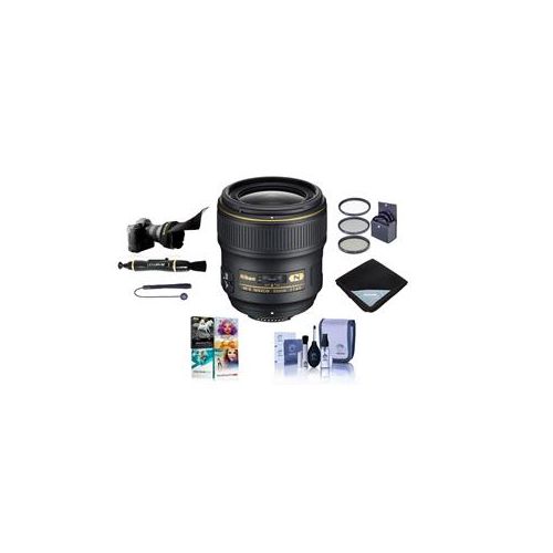  Adorama Nikon 35mm f/1.4G AF-S NIKKOR Lens - USA Warranty w/Free Accessory Bundle 2198 NK