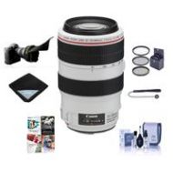 Adorama Canon EF 70-300mm f/4-5.6L IS USM Lens with Free Basic Accessory Bundle (PC) 4426B002 NK