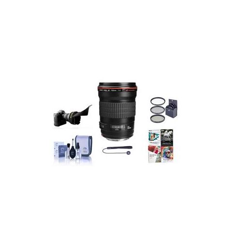  Adorama Canon EF 135mm f/2L USM Lens with Free Basic Accessory Bundle (PC) 2520A004 NK