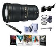 Adorama Nikon 300mm f/4E PF ED VR AF-S NIKKOR Lens, USA Warranty - with Free Acc Bundle 2223 A