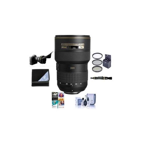  Adorama Nikon 16-35mm F/4G AF-S NIKKOR ED (VR-II) Lens - USA w/Free Accessory Bundle 2182 NK